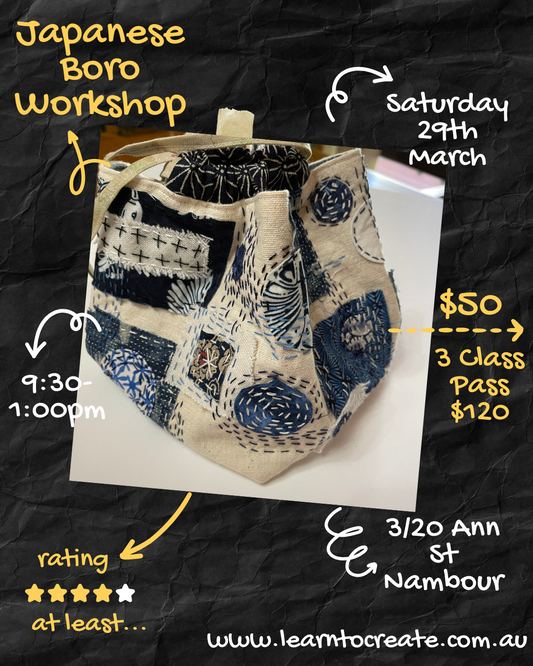 Japanese Boro Workshop - Sat. 29th Mar.