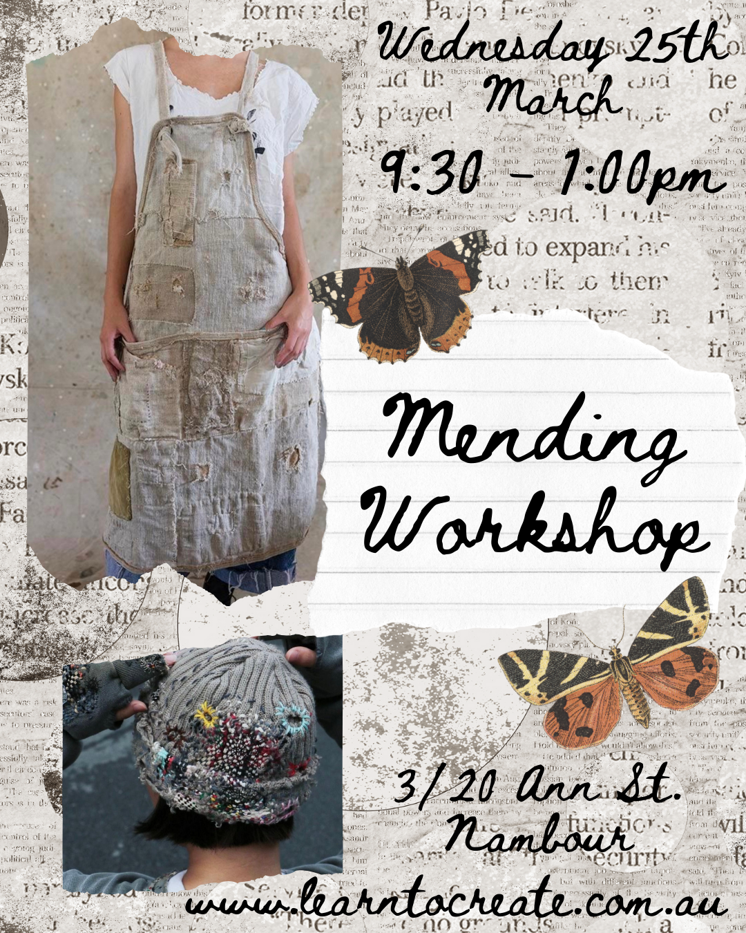 Mending Workshop - Tue. 25th Mar.